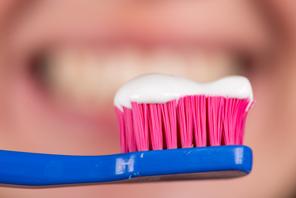 Image of a toothbrush with toothpaste